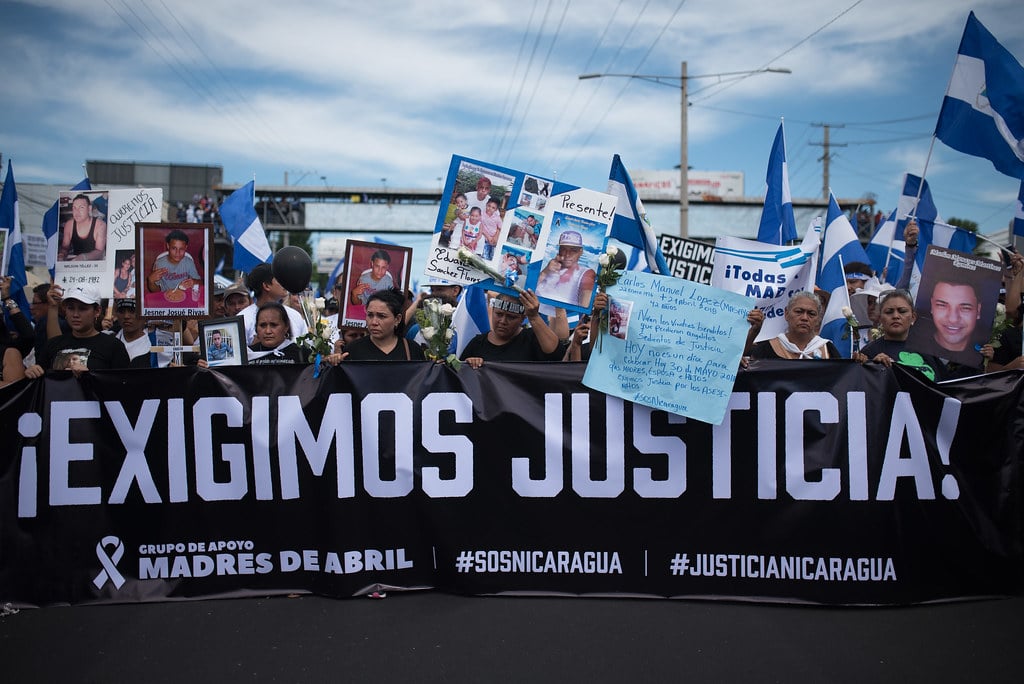 Madres de Abril, Sociedad civil comisión ONU para Nicaragua