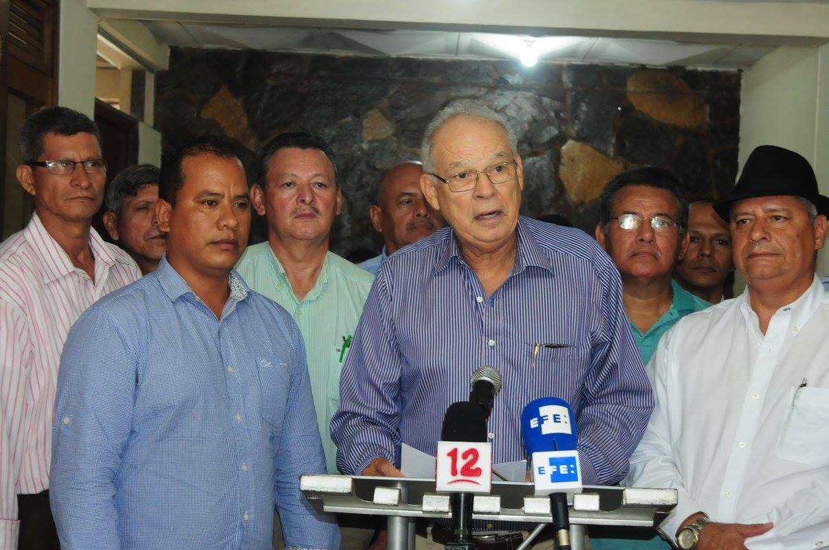 Exdiputado Pedro Joaquín Chamorro en conferencia de prensa de la Coalición Nacional por la Democracia, el 17 de octubre. Cortesía CND | Coalición