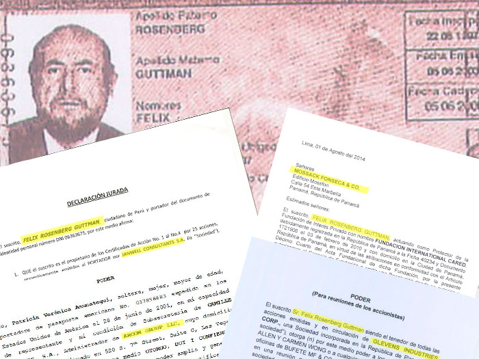 Félix Rosenberg recurrió a Mossack Fonseca para hacerse apoderado de una docena de sociedades fachada. (Ojo Público)  