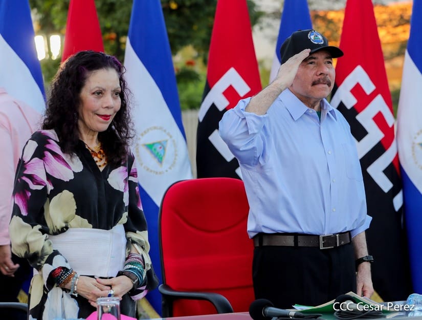 Rosario Murillo y Daniel Ortega