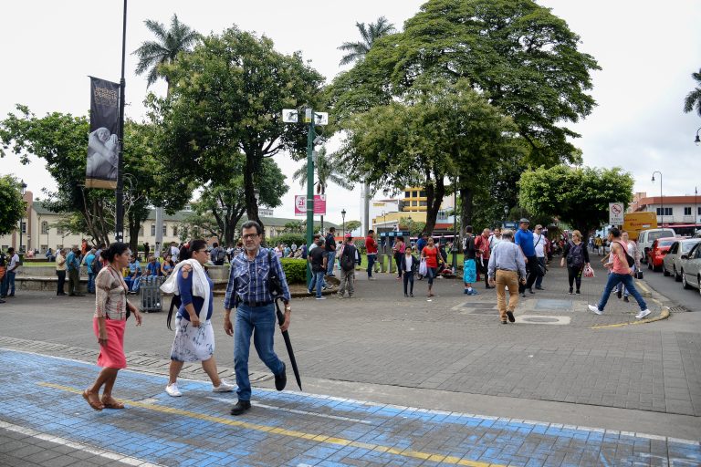 Parque La Merced, migrantes nicas en Costa Rica, Nicaragüenses en el exilio.