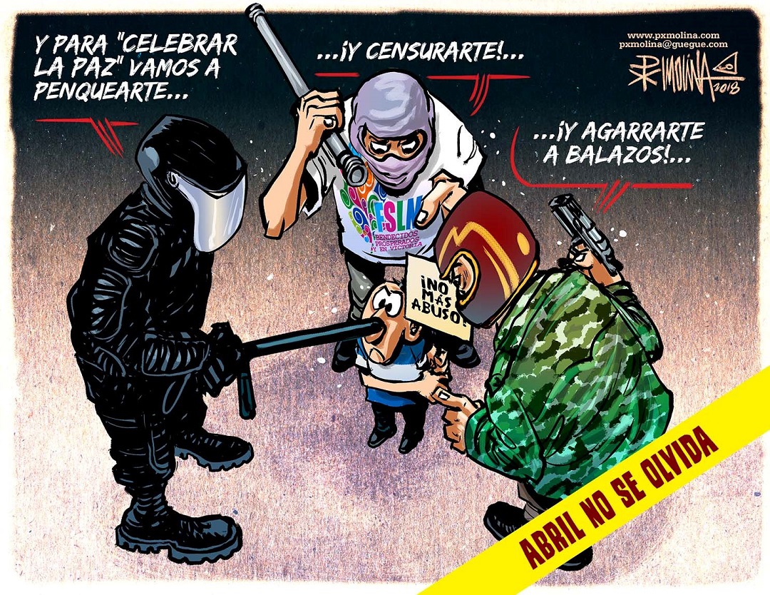 Caricatura 18 de abril