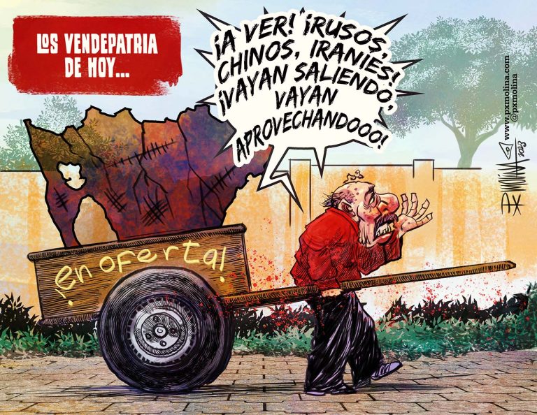 caricatura vendepatrias