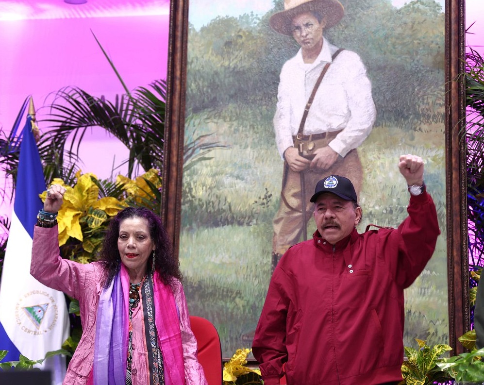 Daniel Ortega and Rosario Murillo