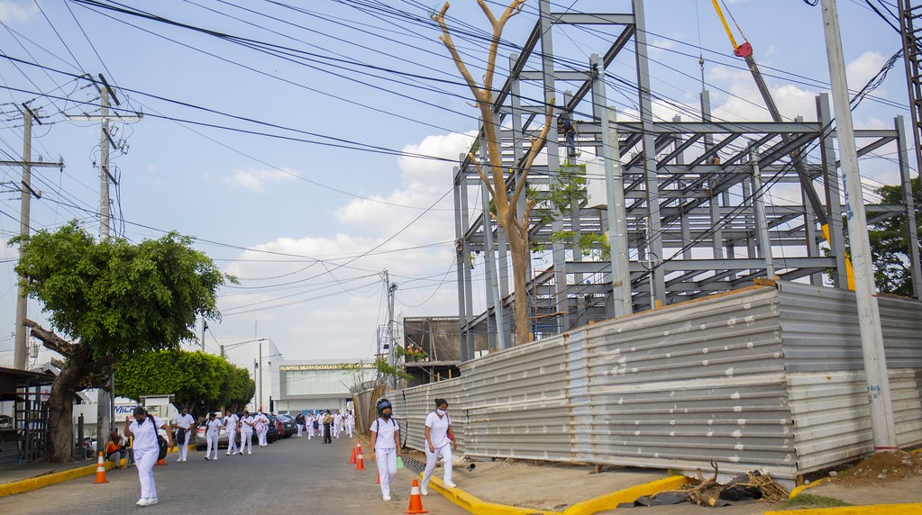 Construcción del Hospital Militar