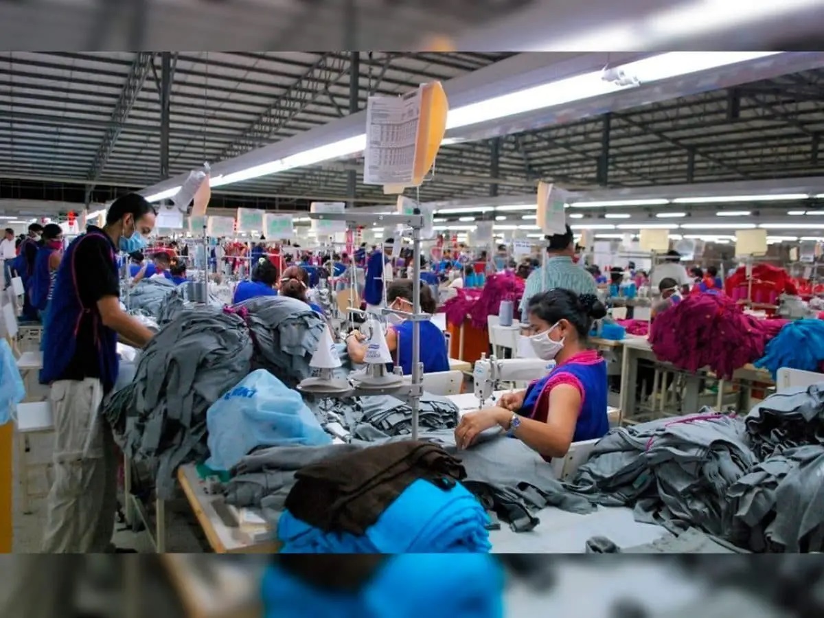 Trabajadores de una zona franca en Managua