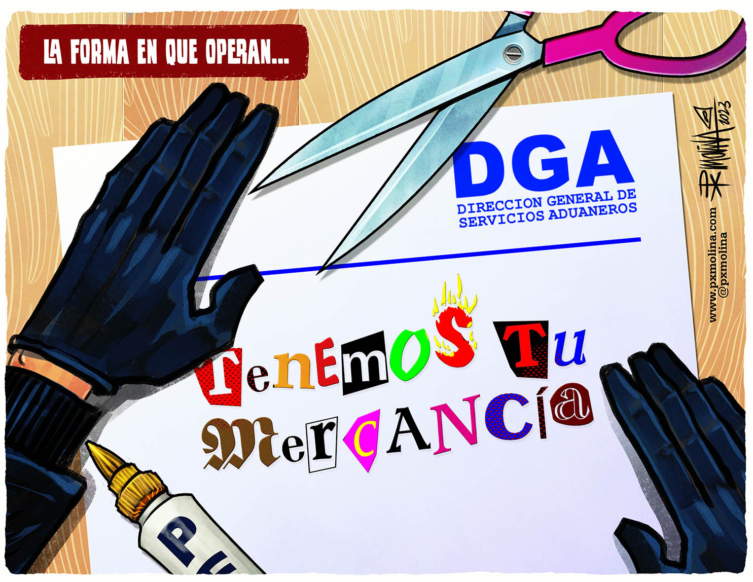 Caricatura DGA