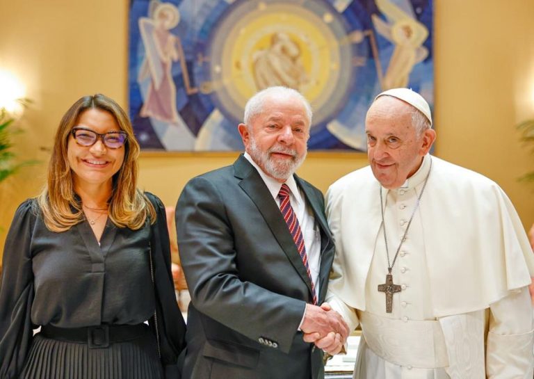 Lula con el papa Francisco