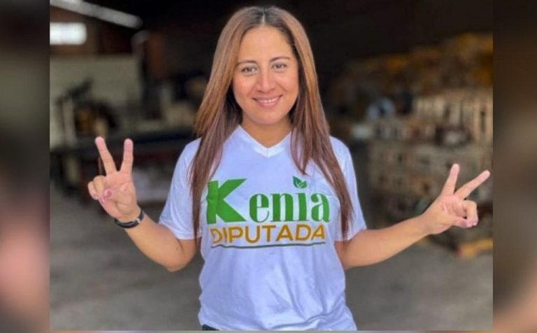 Honduran reporter Kenia Gonzalez