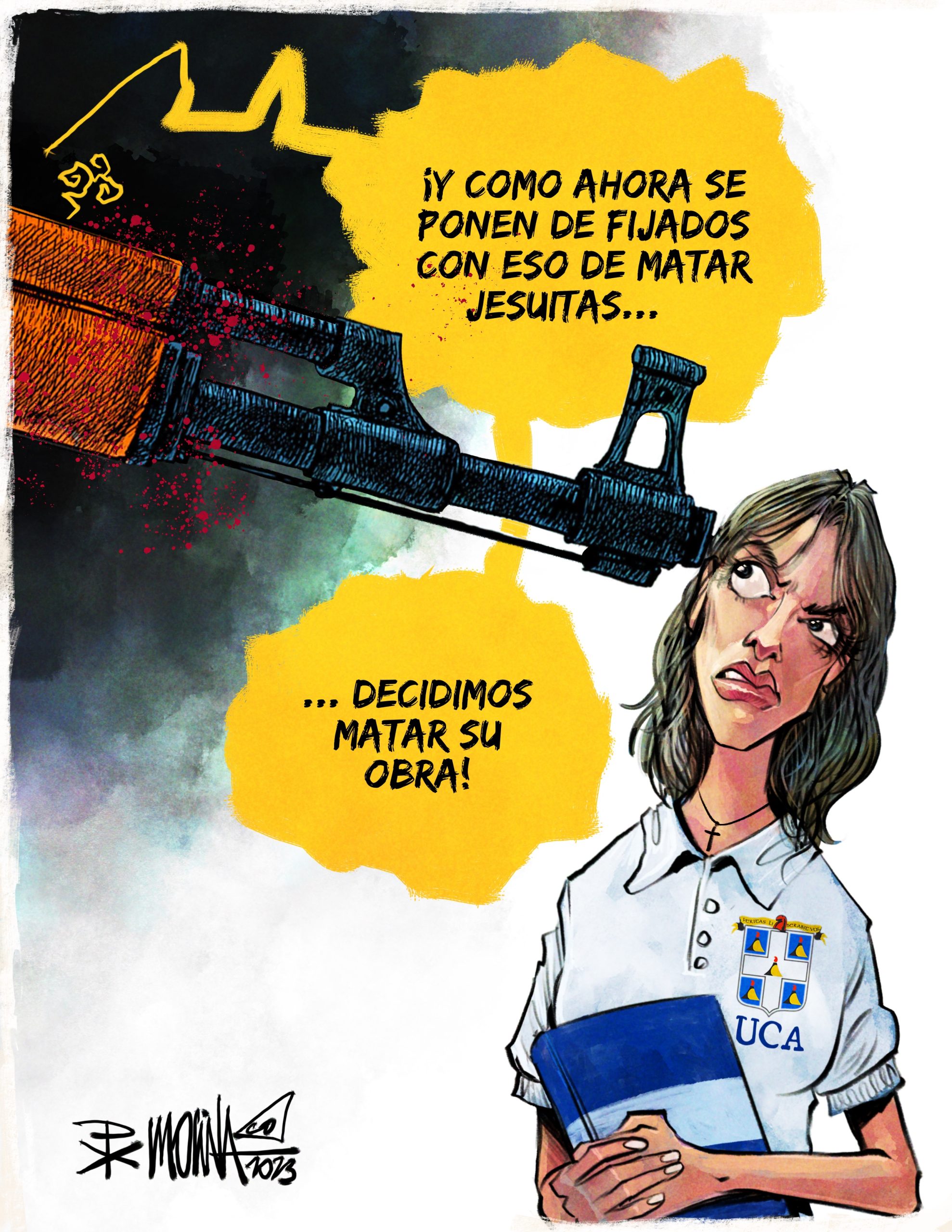 caricatura UCA