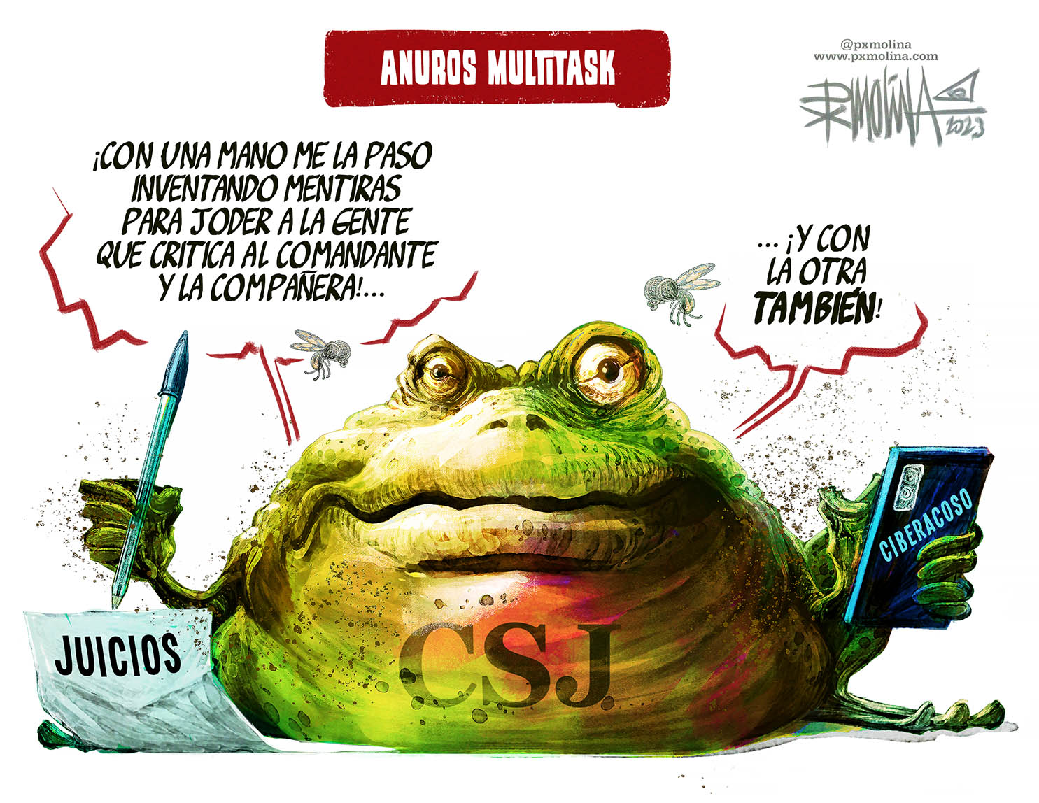 Anuros multitask en el Poder Judicial