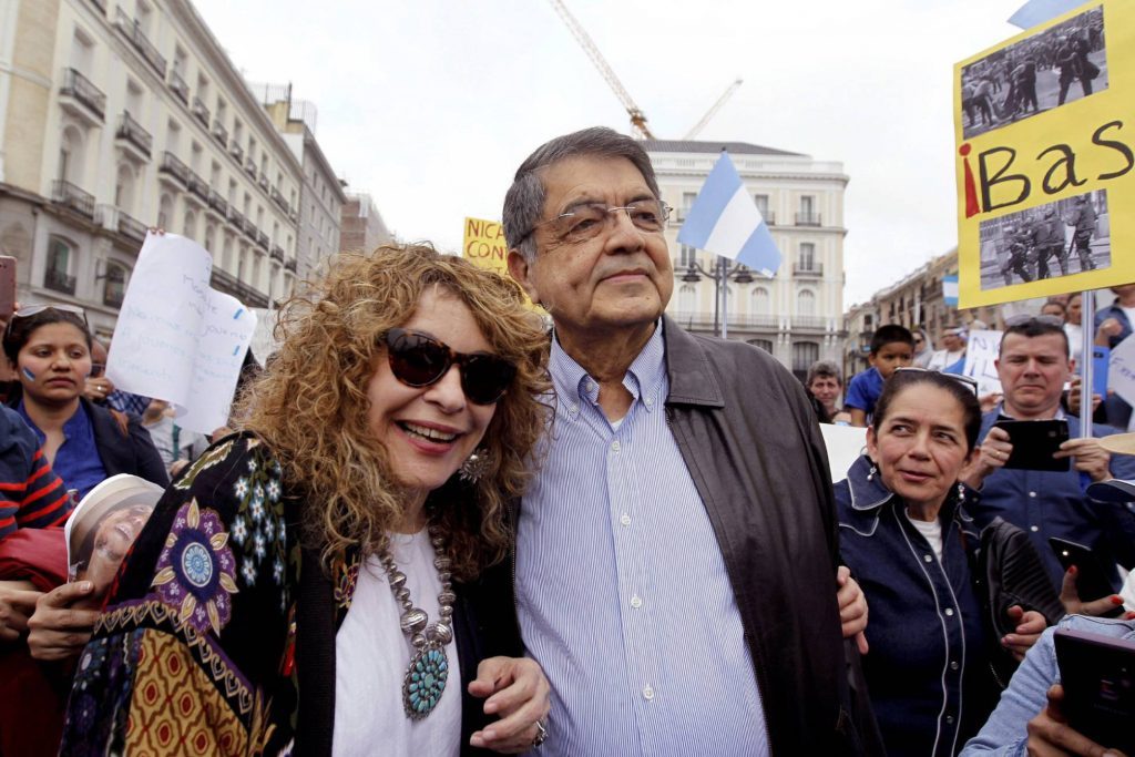 Gioconda Belli y Sergio Ramírez