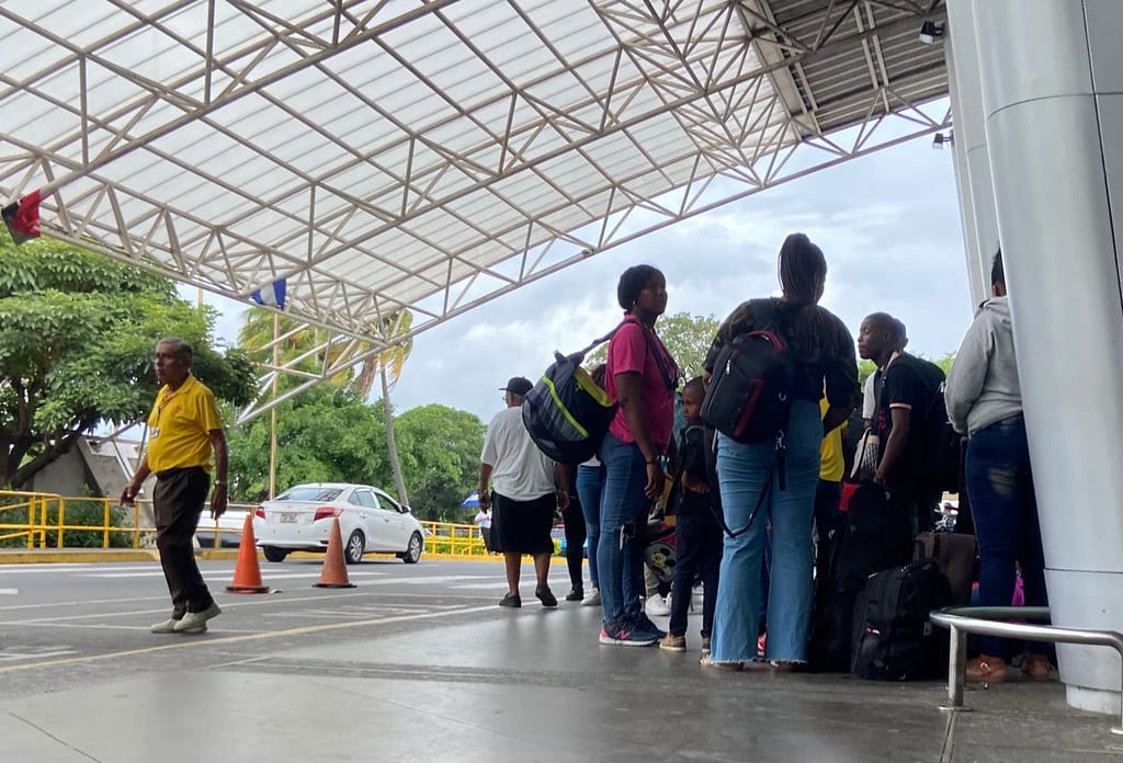 Haitian migrants in Managua