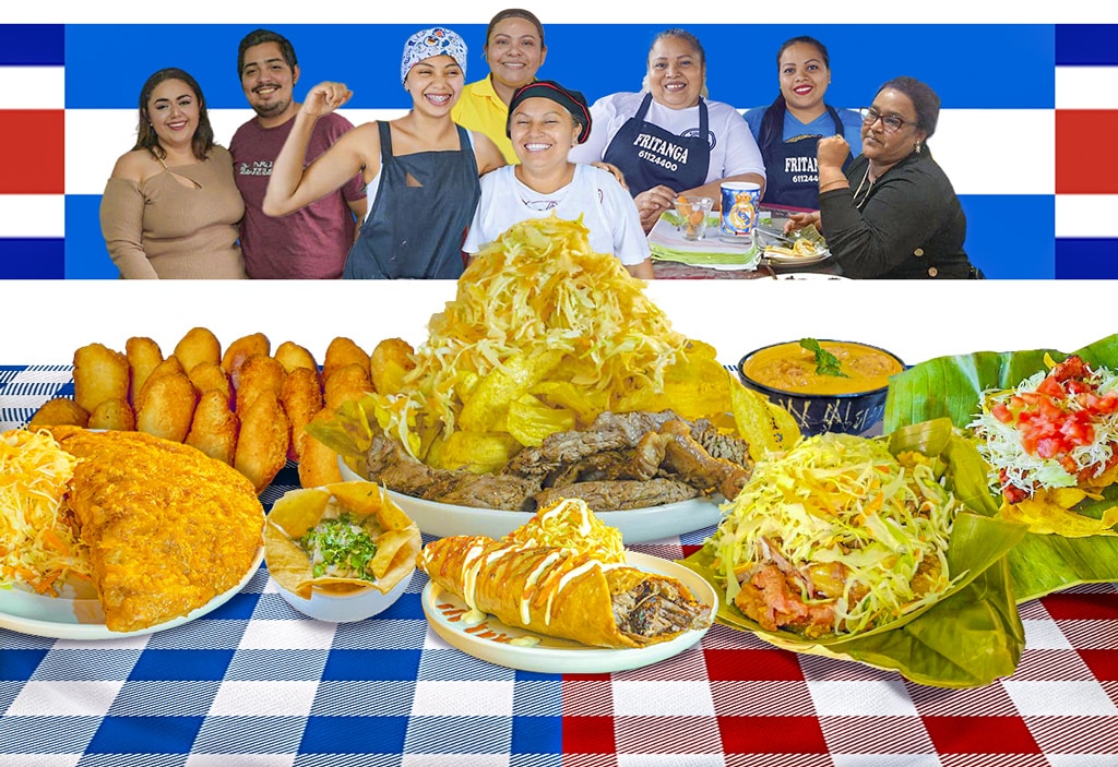 comida de Nicaragua en Costa Rica