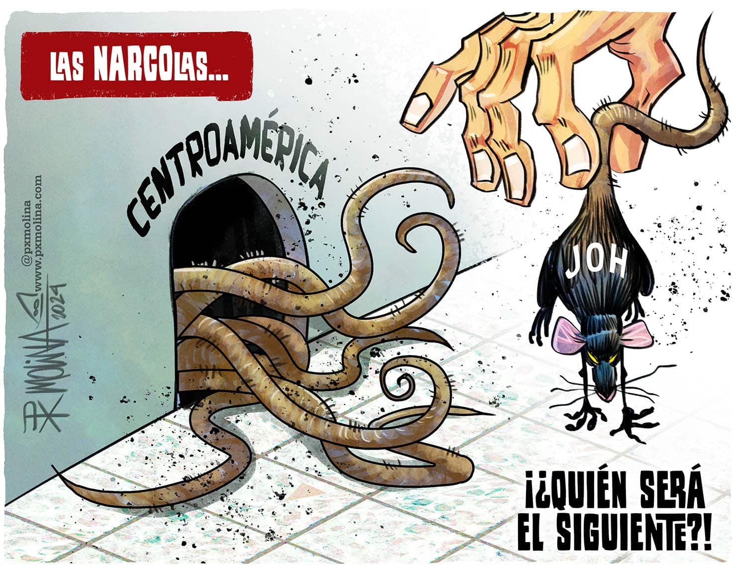 narco colas Centroamérica