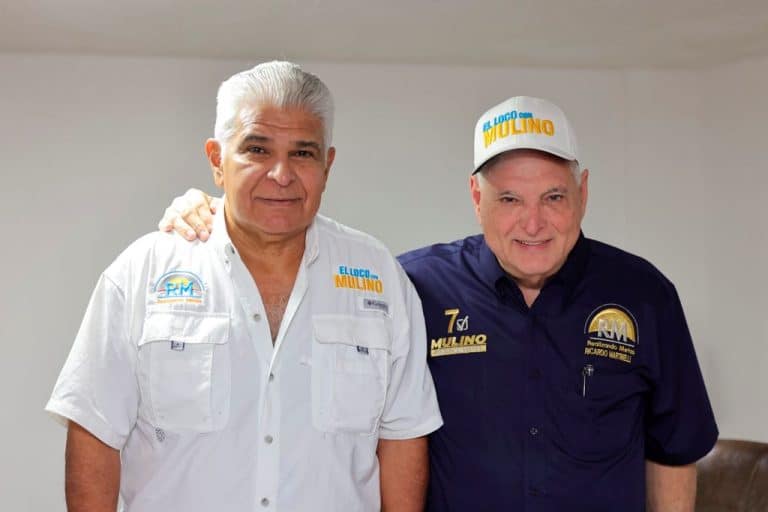 José Raúl Mulino con Ricardo Martinelli