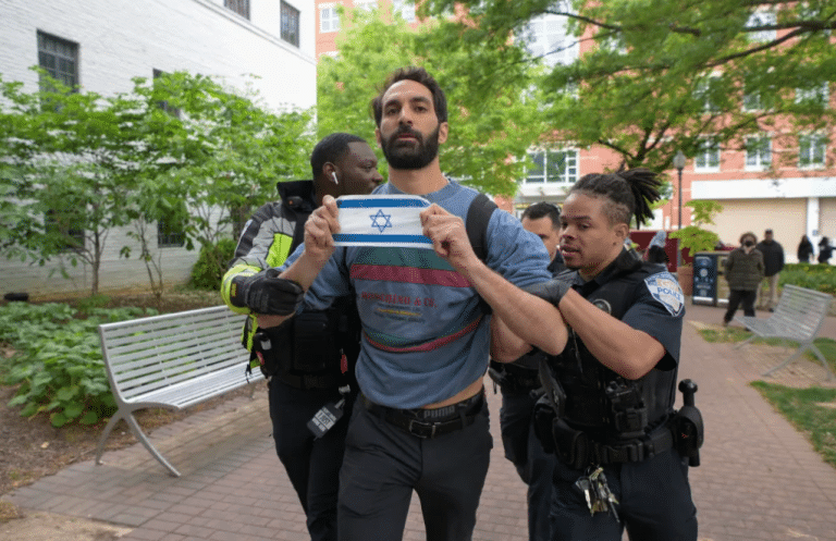 protestas en los campus de Estados Unidos por la guerra de Israel contra Palestina