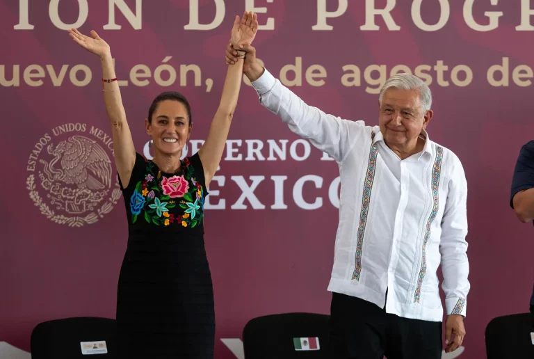 Claudia Sheinbaum y AMLO