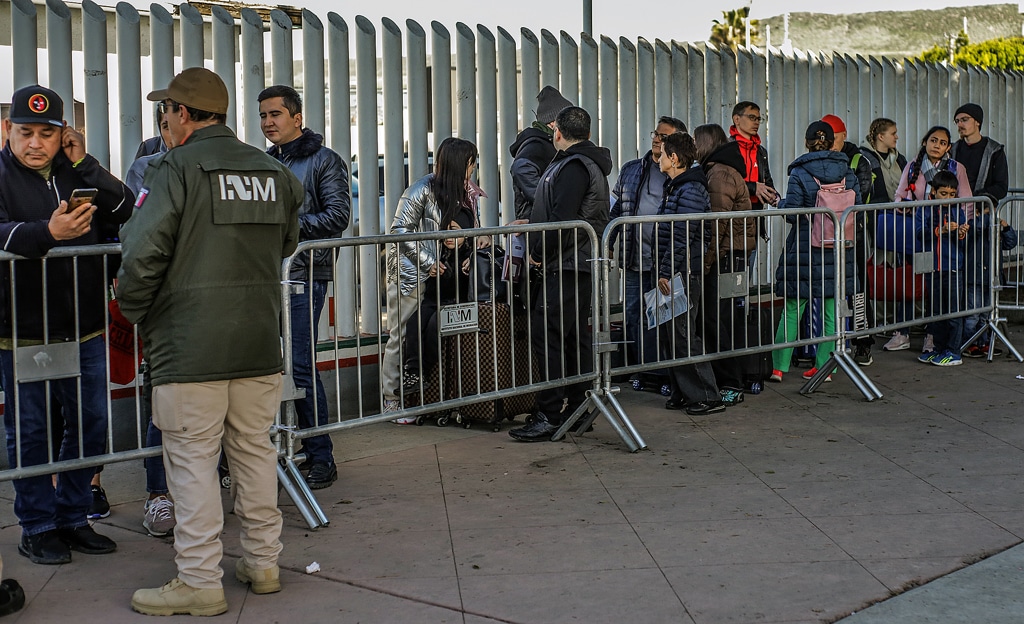 Solicitantes de asilo en Estados Unidos.