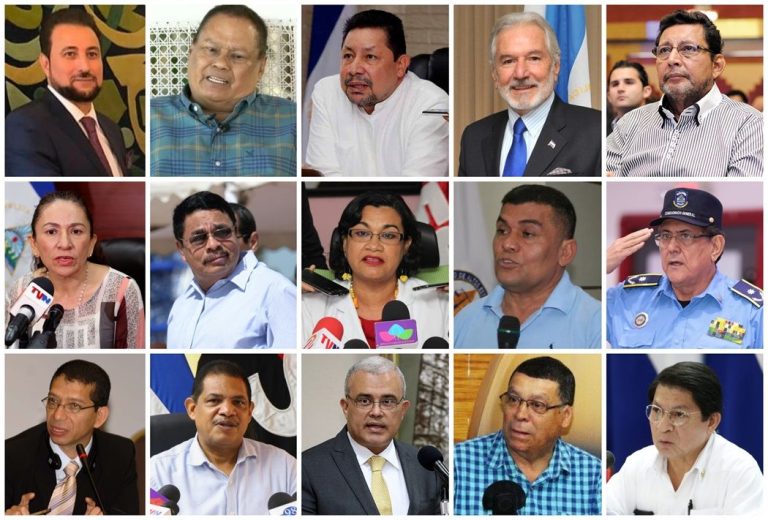 Presidential advisors of the Ortega-Murillo regime.