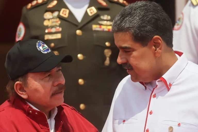 Daniel Ortega y Nicolás Maduro