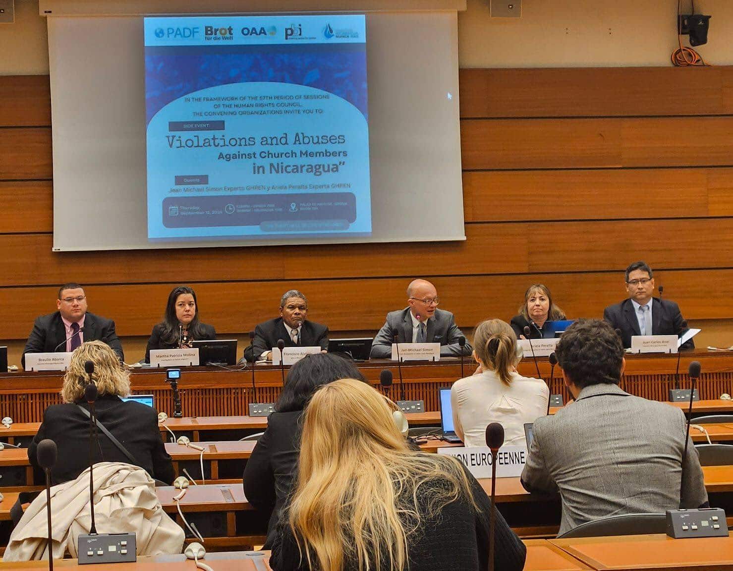 The Group of Experts on Human Rights in Nicaragua (GHREN).