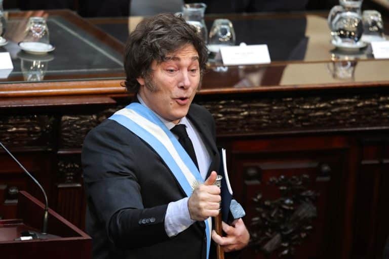 El presidente de Argentina, Javier Milei.