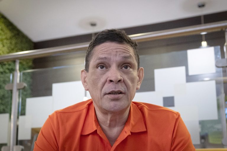 Former political prisoner, Nicaraguan policeman Fanor Ramos.