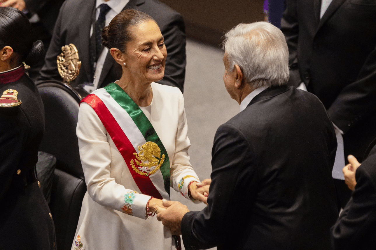 Claudia Sheinbaum con AMLO