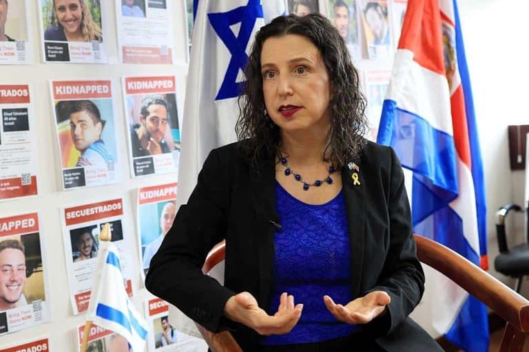 La embajadora de Israel en Costa Rica, Mijal Gur Aryeh.