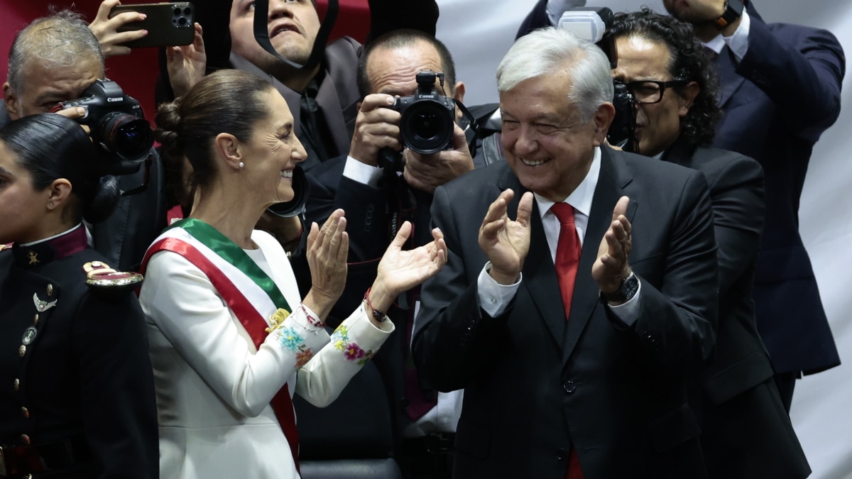 Claudia Sheinbaum y AMLO