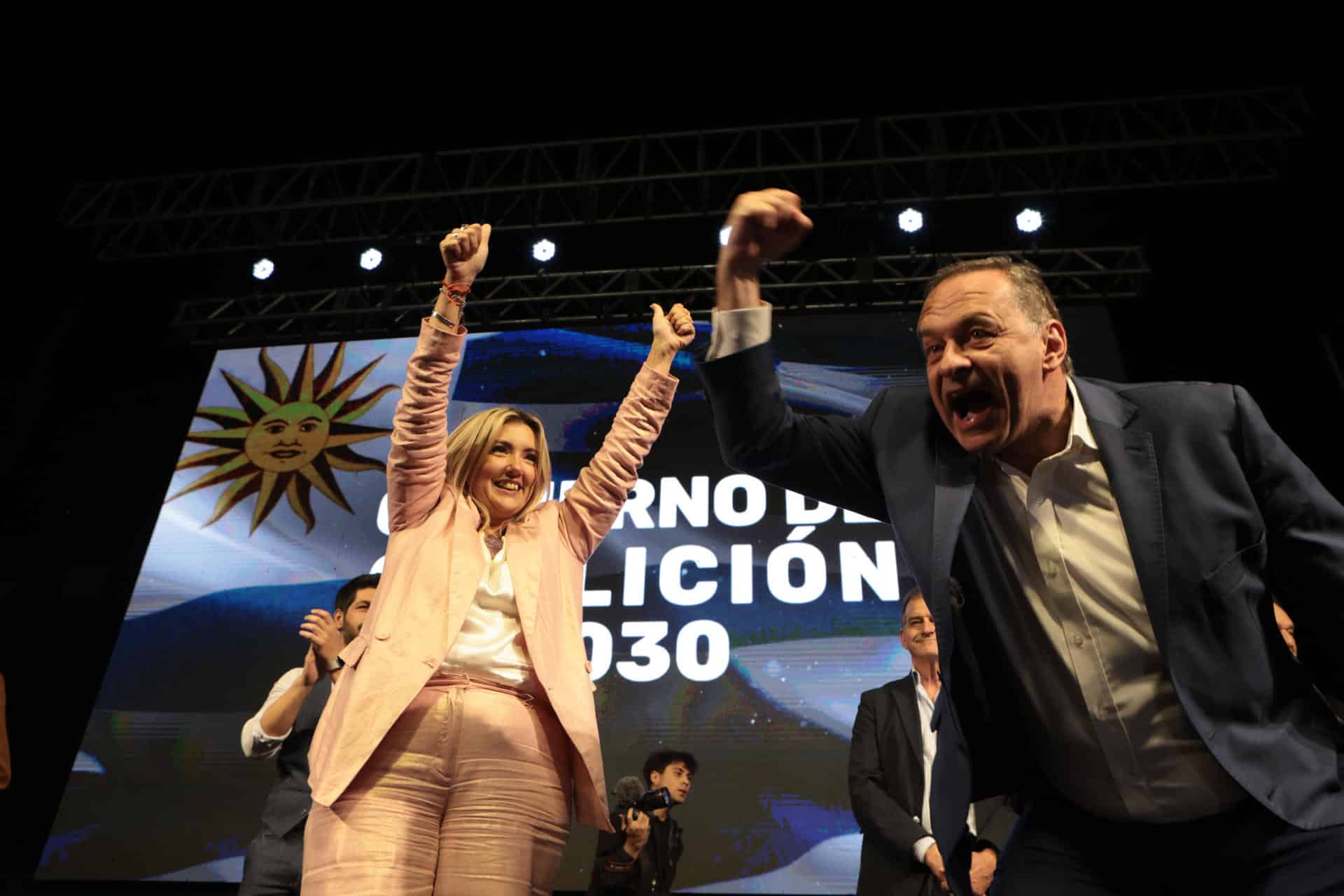 El candidato a la Presidencia de Uruguay por el Partido Nacional, Álvaro Delgado.