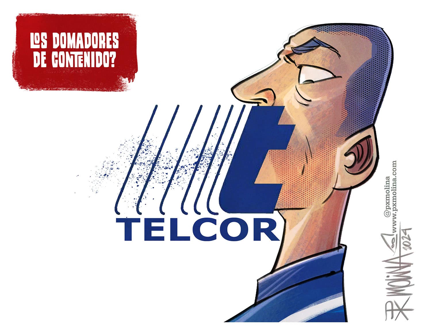 Caricatura Telcor