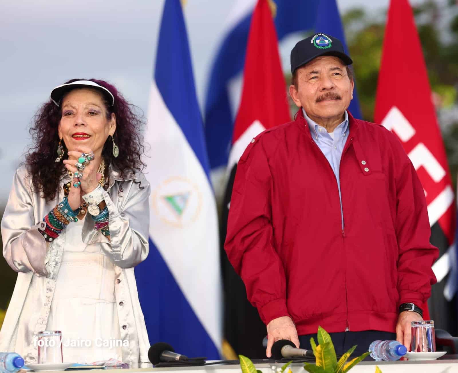 Rosario Murillo y Daniel Ortega.