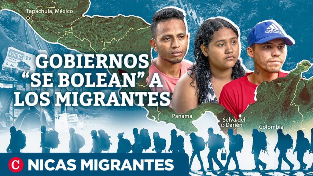 Foto arte Migrantes del Darién.