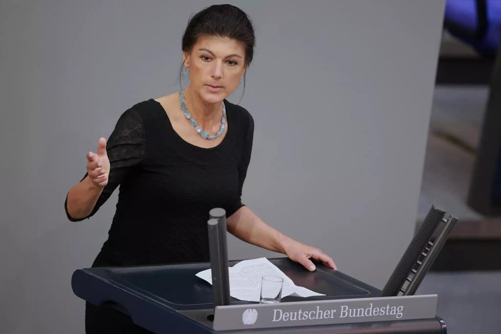 La política alemana Sahra Wagenknecht